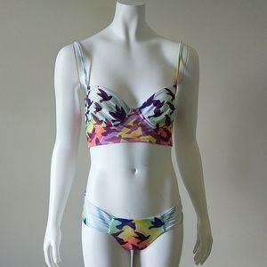 Mara Hoffman Prismatic Birds Bikini size XS/S